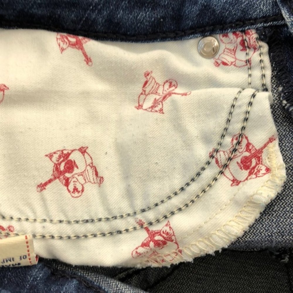 True Religion Blue Denim Jess Shorts, 25 - Picture 8 of 8